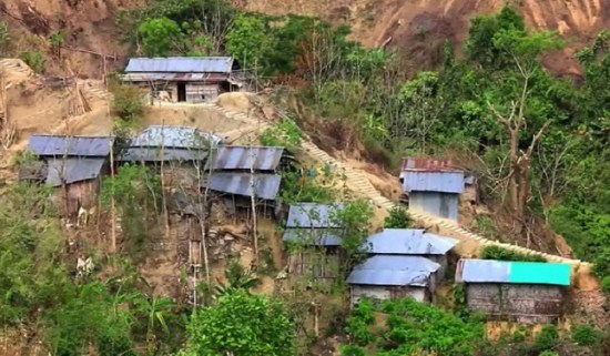 Rangamati residents relocate to shelters due to landslide risks after heavy rainfall. Photo: Voice7 News